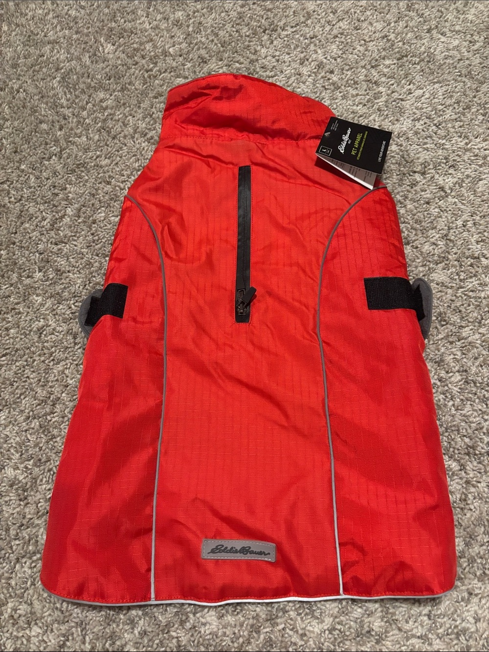 NWT Eddie Bauer PET Peak Performance Dog Coat Large